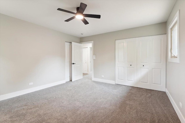 919 E Cooper Dr, Palatine, IL 60074 - unfurnished bedroom featuring carpet floors and ceiling fan