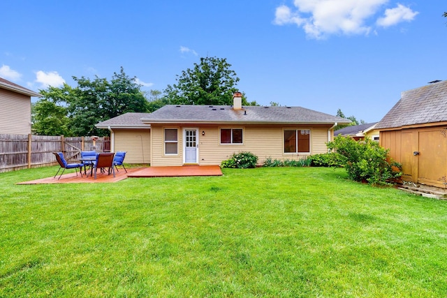 137 S Schmidt Rd, Bolingbrook, IL 60440 - back of house featuring a wooden deck