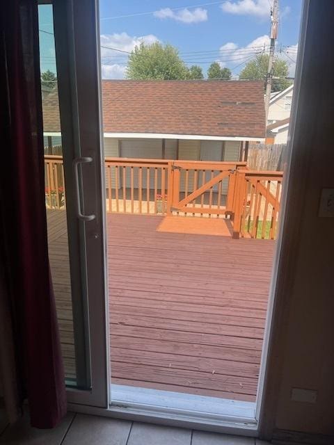 6111 S Menard Ave, Chicago, IL 60638 - view of deck