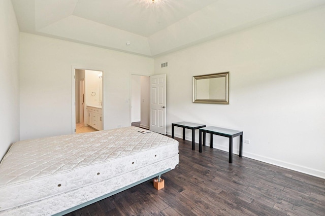 1518 128th St, Lemont, IL 60439 - bedroom with a tray ceiling and wood finished floors