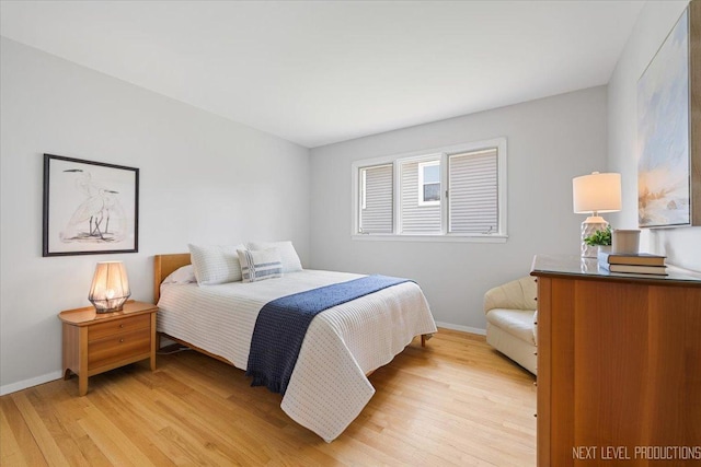 1614 Orth Dr, Wheaton, IL 60189 - bedroom with baseboards and light wood finished floors