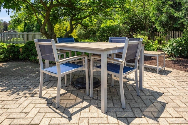 1614 Orth Dr, Wheaton, IL 60189 - view of patio / terrace with outdoor dining space and view of wooded area