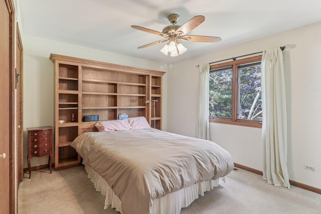 35932 N Watson Ave, Ingleside, IL 60041 - bedroom with light colored carpet and ceiling fan