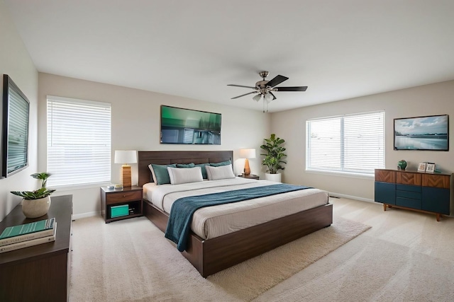 433 Minuet Cir, Volo, IL 60073 - bedroom with light colored carpet and ceiling fan