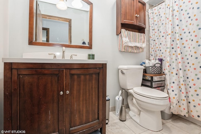 1233 Timber Pl, New Lenox, IL 60451 - full bath featuring vanity, tile patterned flooring, and a shower with curtain