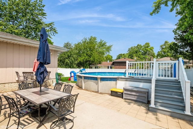 1233 Timber Pl, New Lenox, IL 60451 - view of patio featuring outdoor dining area