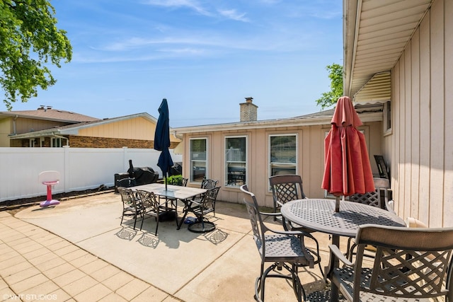 1233 Timber Pl, New Lenox, IL 60451 - view of patio featuring outdoor dining area