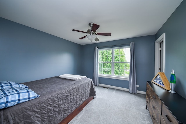 3095 Long Common Pkwy, Elgin, IL 60124 - bedroom featuring carpet floors and a ceiling fan