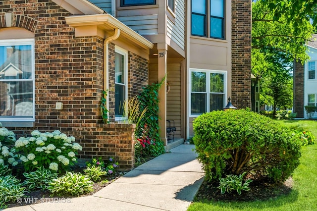 75 Willow Pkwy, Buffalo Grove, IL 60089 - view of exterior entry with brick siding