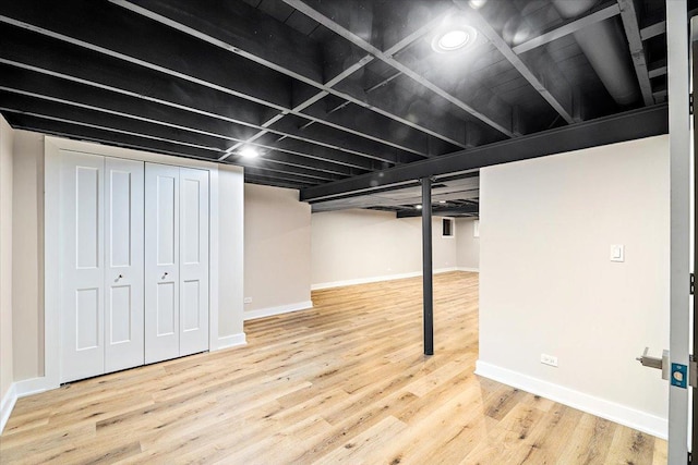 114 S Waverly Pl, Mount Prospect, IL 60056 - finished below grade area with wood finished floors