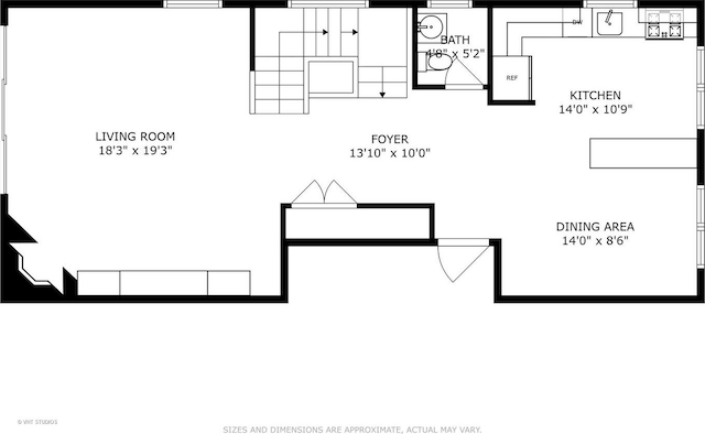 1645 W Erie St Unit 2, Chicago, IL 60622 - view of floor plan / room layout