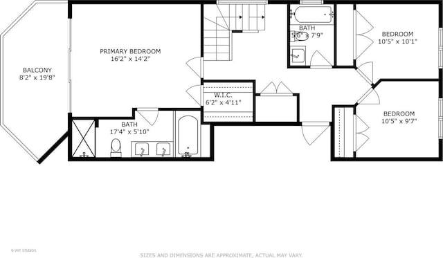1645 W Erie St Unit 2, Chicago, IL 60622 - view of property floor plan