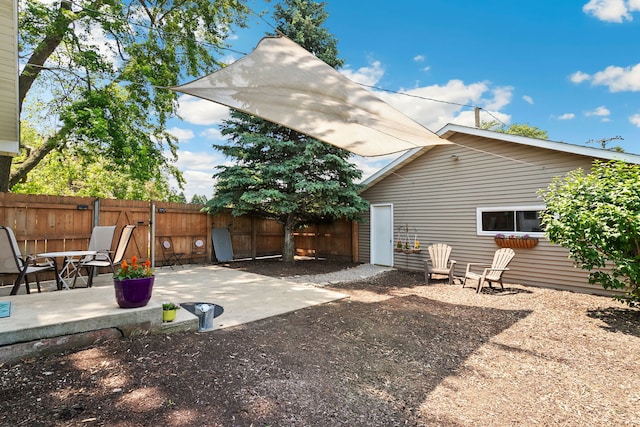 41W822 Burlington Rd, Saint Charles, IL 60175 - back of property featuring a fenced backyard and a patio area