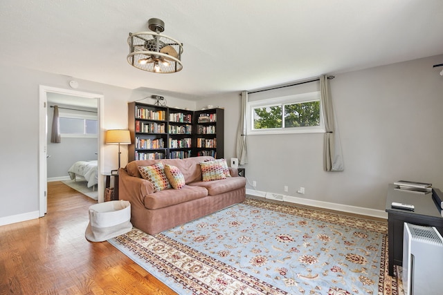 41W822 Burlington Rd, Saint Charles, IL 60175 - living area with wood finished floors and baseboards