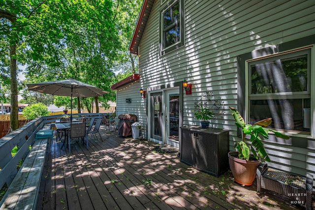 275 S Mchenry Ave, Crystal Lake, IL 60014 - deck with outdoor dining area
