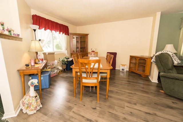 215 Chase Ct, Bolingbrook, IL 60440 - dining area with wood finished floors and baseboards