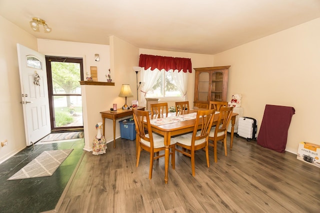 215 Chase Ct, Bolingbrook, IL 60440 - dining space with wood finished floors and baseboards