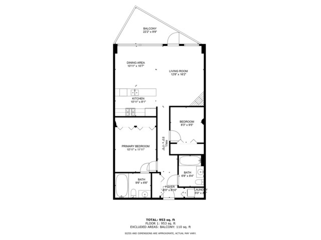 1150 W 15th St Unit 232, Chicago, IL 60608 - floor plan / room layout