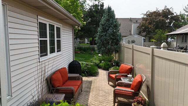 873 Beauchamp Ave, Manteno, IL 60950 - view of patio featuring outdoor lounge area