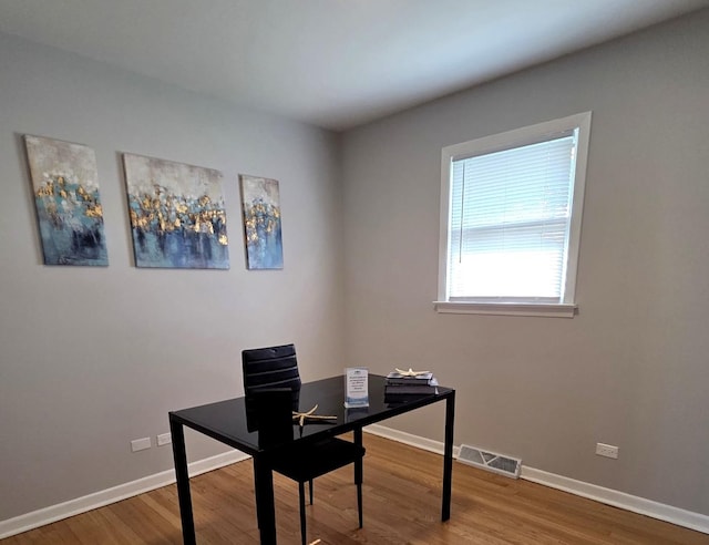 7447 Beloit Ave, Bridgeview, IL 60455 - home office featuring wood finished floors