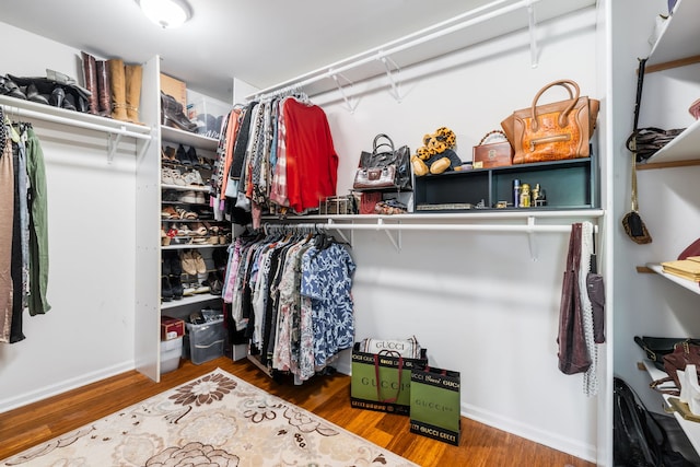 2119 Ivy Ridge Dr Unit 2119, Hoffman Estates, IL 60192 - walk in closet featuring wood finished floors