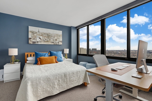 2754 N Hampden Ct Unit 2002, Chicago, IL 60614 - carpeted bedroom featuring a desk