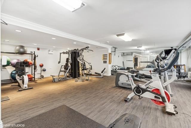 2754 N Hampden Ct Unit 2002, Chicago, IL 60614 - exercise room featuring recessed lighting