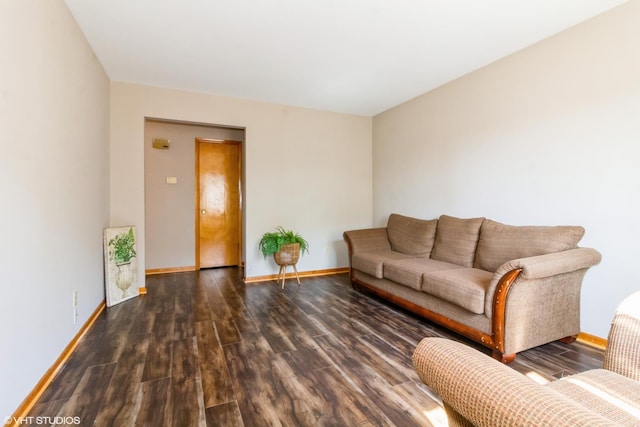 613 E 3rd St Unit 4, Lockport, IL 60441 - living area with wood finished floors and baseboards