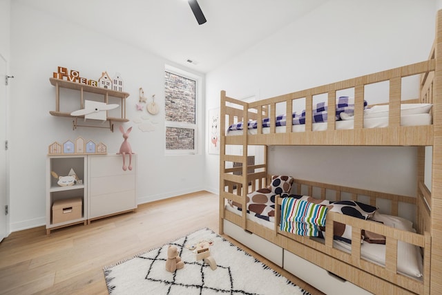 1333 E Madison Park, Chicago, IL 60615 - bedroom featuring wood finished floors and ceiling fan