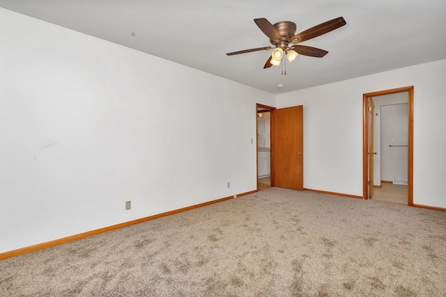 1635 N 4012th Rd, Earlville, IL 60518 - unfurnished bedroom featuring carpet floors and ceiling fan
