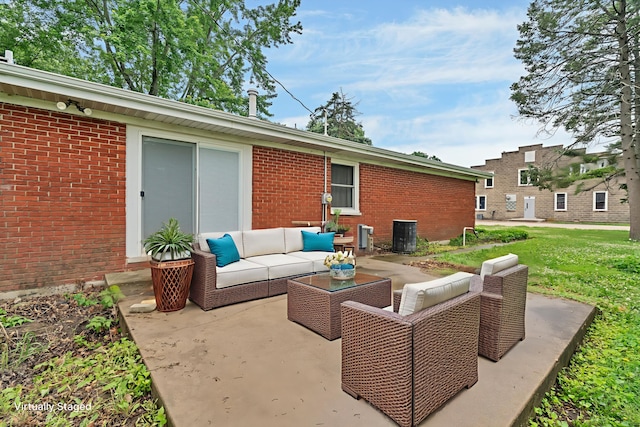 1635 N 4012th Rd, Earlville, IL 60518 - view of patio featuring outdoor lounge area