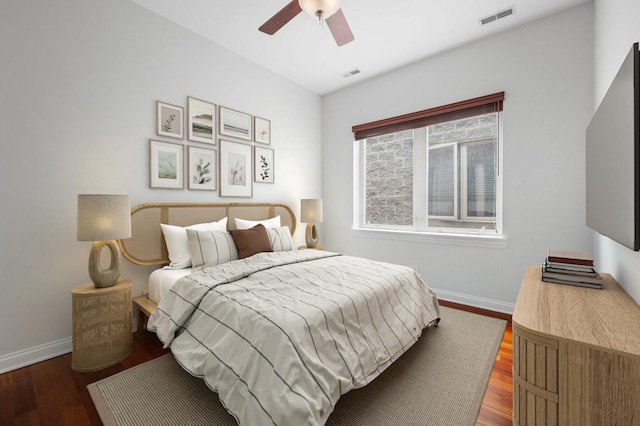2847 N Pulaski Rd Unit 3S, Chicago, IL 60641 - bedroom featuring wood finished floors and ceiling fan