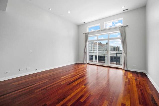 2847 N Pulaski Rd Unit 3S, Chicago, IL 60641 - unfurnished room with wood finished floors and recessed lighting
