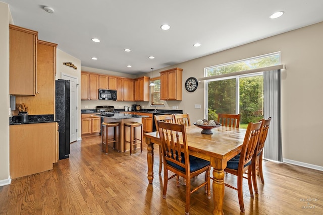 11582 Beacon Ave, Huntley, IL 60142 - dining room featuring recessed lighting and light wood-style floors