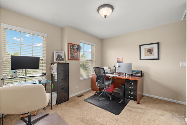 11582 Beacon Ave, Huntley, IL 60142 - office space with light colored carpet and baseboards