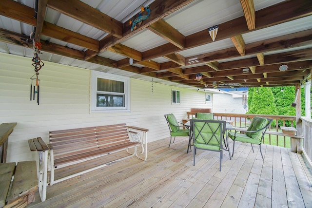 16419 W 147th Pl, Lockport, IL 60441 - deck featuring outdoor dining space