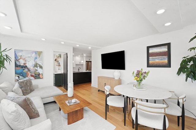 88 W Schiller St Unit 1001L, Chicago, IL 60610 - living area with recessed lighting and light wood-type flooring