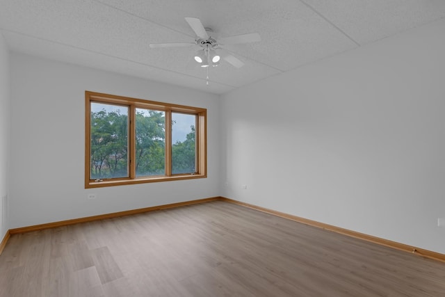 5055 W Madison St Unit 511, Skokie, IL 60077 - empty room featuring light wood-type flooring and a ceiling fan