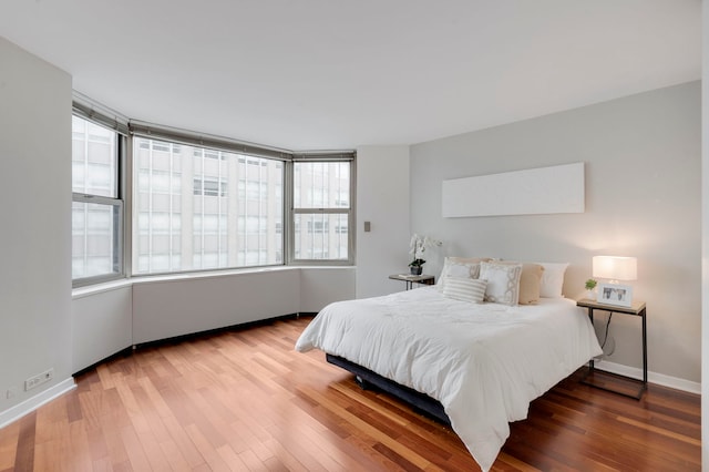 535 N Michigan Ave Unit 2205, Chicago, IL 60611 - bedroom with wood finished floors and multiple windows