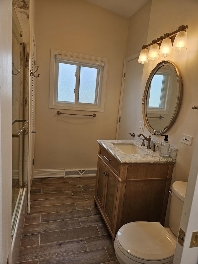 316 Nellie Ct, Glenview, IL 60025 - full bath featuring wood tiled floors and vanity