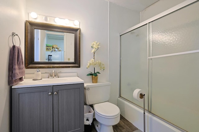 392 Plum Ct, Elgin, IL 60120 - full bathroom with vanity and combined bath / shower with glass door