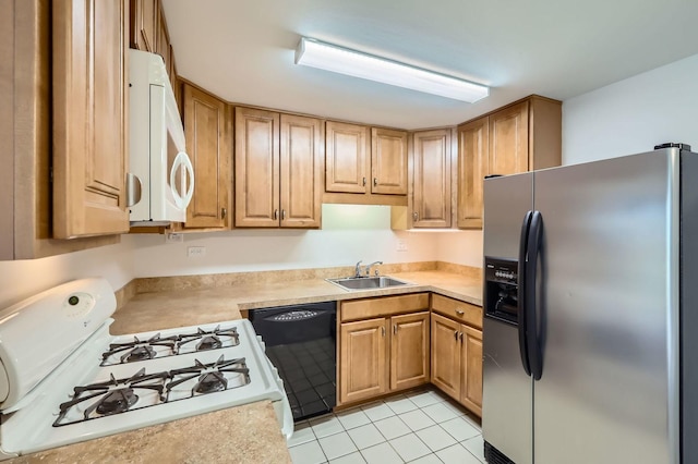 117 Cotuit Ct Unit 117, Schaumburg, IL 60193 - kitchen with white appliances, light countertops, and light tile patterned floors