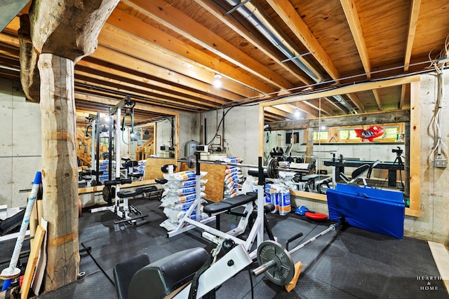 8753 Camp Lake Rd, Salem, WI 53168 - view of workout area