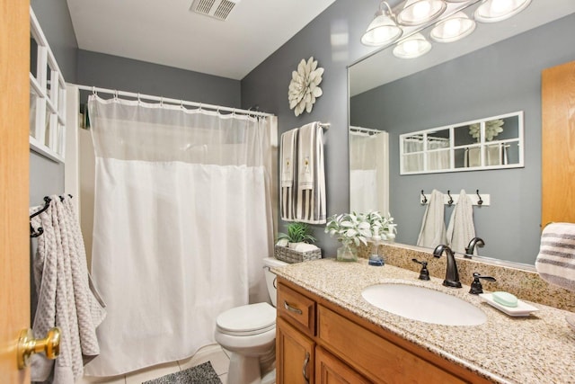 949 Ruthenbeck Ln, New Lenox, IL 60451 - full bath featuring vanity, a shower with shower curtain, and tile patterned floors