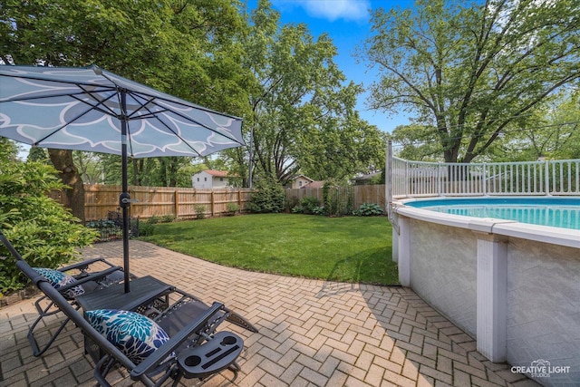 124 Fairview Dr, Saint Charles, IL 60174 - fenced backyard with a patio area