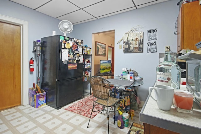 2424 Birch Ave, Whiting, IN 46394 - dining space featuring light flooring and a drop ceiling