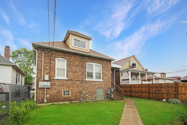 2424 Birch Ave, Whiting, IN 46394 - back of property featuring brick siding and roof with shingles