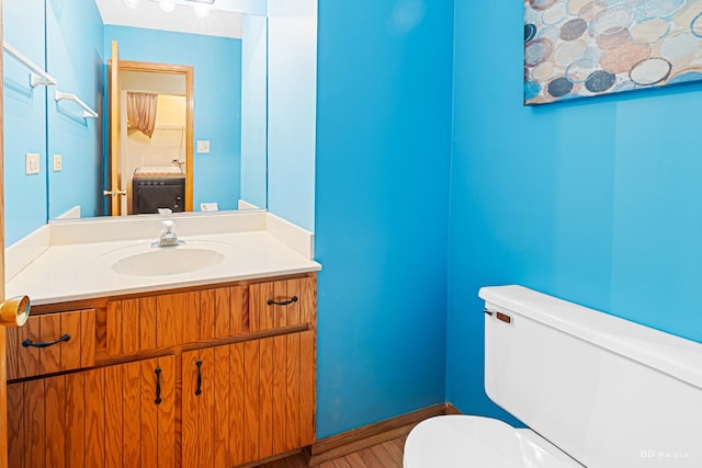 9963 Constitution Dr, Orland Park, IL 60462 - half bathroom featuring toilet and vanity