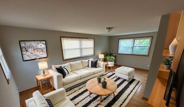 9957 Moody Ave, Oak Lawn, IL 60453 - living room with baseboards and wood finished floors