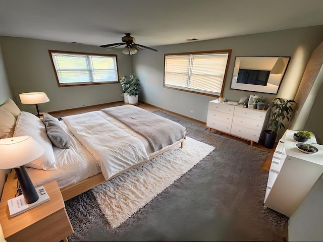 9957 Moody Ave, Oak Lawn, IL 60453 - bedroom featuring baseboards and ceiling fan